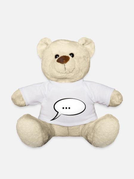 bulle - Nounours - blanc
