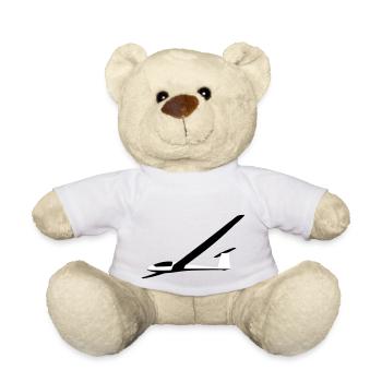 14 planeur Planeur Pilote - Nounours - blanc - Devant