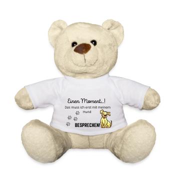 Süßer Hunde Spruch - Teddy - Weiß - Vorne