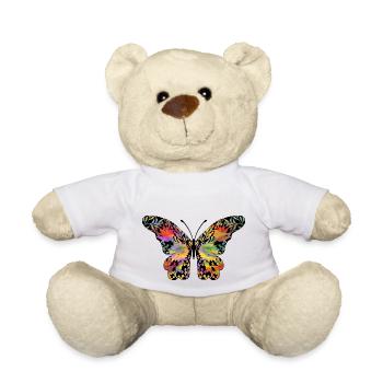 Schmetterling - Teddy - Weiß - Vorne