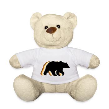 Gay Bear Shirt, Gay Bear Pride, Gay Bear Men, Gay - Teddy - Weiß - Vorne