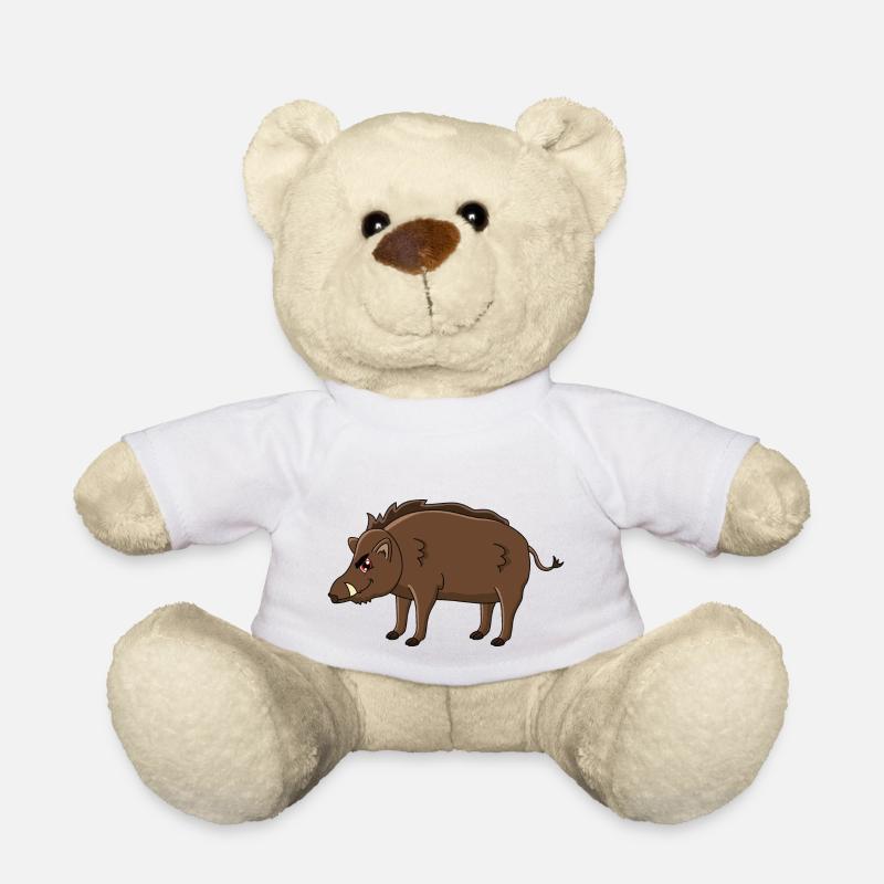 Sanglier - Nounours - blanc