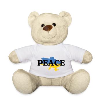 Peace Ukraine - Teddy Bear - white - Front