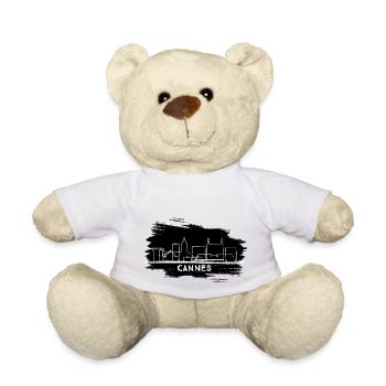 Cannes - Nounours - blanc - Devant