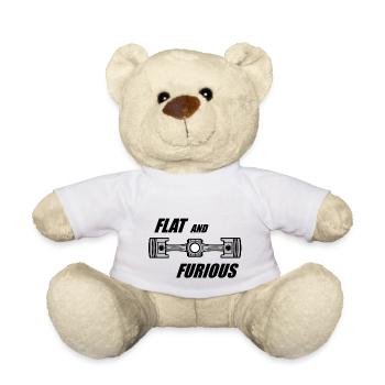 Flat and Furious - Nounours - blanc - Devant