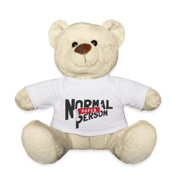 Super normal person - Nounours - blanc - Devant