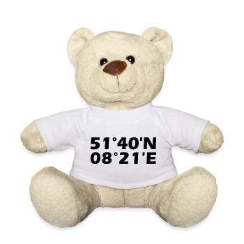 Coordonnées de Lippstadt - Nounours - blanc - Devant