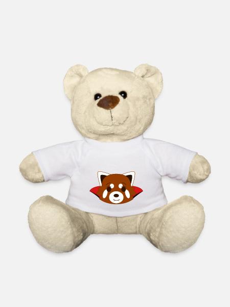 Roter Panda verkleidet als Vampir für Halloween - Teddy - Weiß