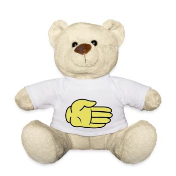 Bande dessinée à main - Nounours - blanc - Devant