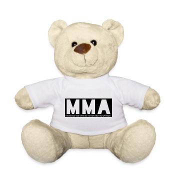 MMA - Teddy Bear - white - Front