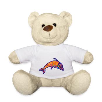Culture inca, dauphin - Nounours - blanc - Devant