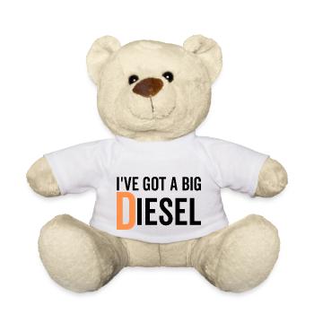 J’ai un gros diesel - Nounours - blanc - Devant