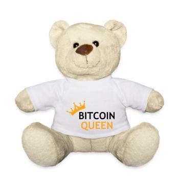 Crypto Bitcoin Trading - Teddy Bear - white - Front