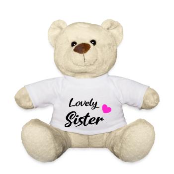 Belle sœur Black - Nounours - blanc - Devant