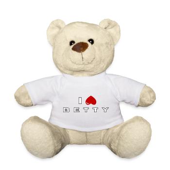 Ich hasse Betty - Teddy - Weiß - Vorne