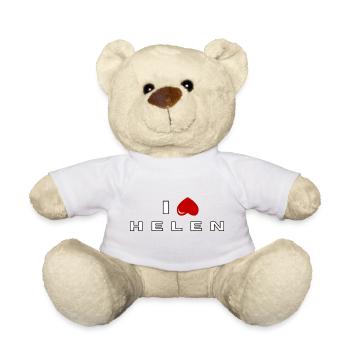 Je déteste Helen - Nounours - blanc - Devant