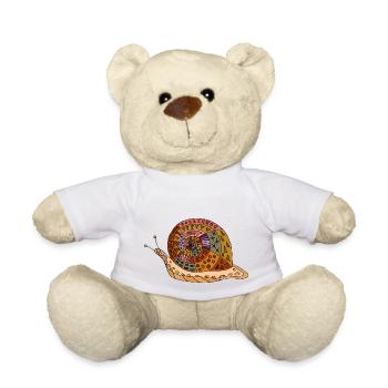 Schnecke - Teddy - Weiß - Vorne