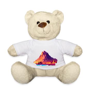 Bergwanderer Bergwandern Wandern Wanderung - Teddy - Weiß - Vorne