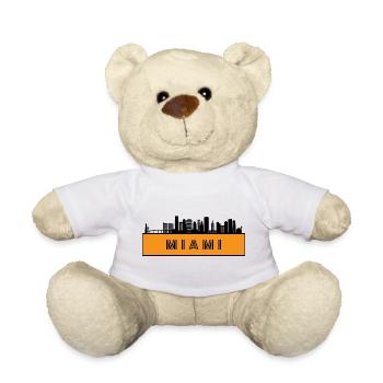 City Miami - Amérique États-Unis - Nounours - blanc - Devant