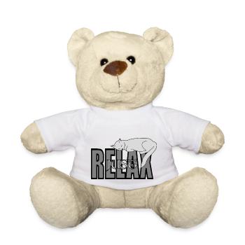 Cat Just Relax - Nounours - blanc - Devant