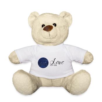 Sternzeichen Löwe Tierkreiszeichen Astrologie - Teddy - Weiß - Vorne
