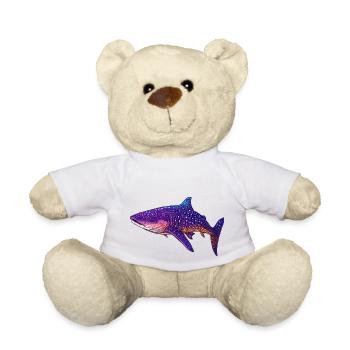 Un requin-baleine coloré est un animal magnifique - Nounours - blanc - Devant
