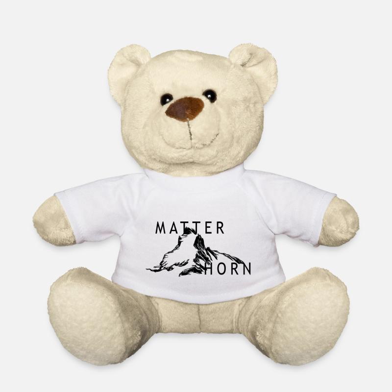 Cervin, Suisse - Nounours - blanc