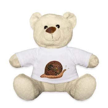 Schnecke - Teddy - Weiß - Vorne