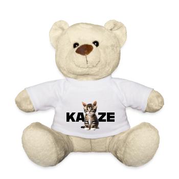 Katze - Für alle die Katzen lieben und das Zeigen - Teddy - Weiß - Vorne