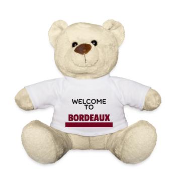 bienvenue a bordeaux - Nounours - blanc - Devant