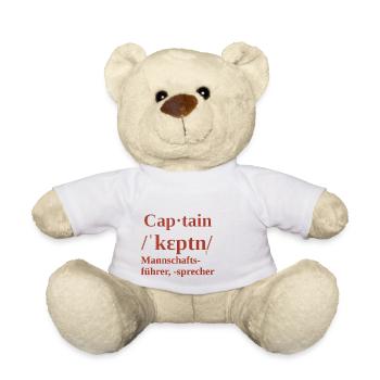 Kapitän - Teddy - Weiß - Vorne
