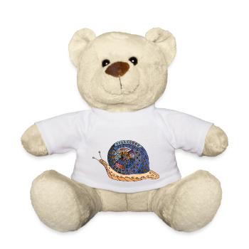 Schnecke - Teddy - Weiß - Vorne
