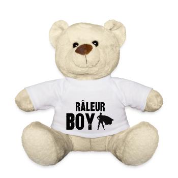 râleur boy - Nounours - blanc - Devant