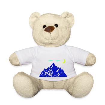 Croissant de la montagne - Nounours - blanc - Devant