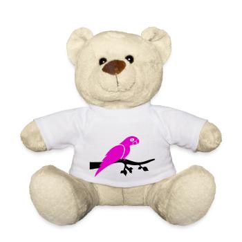 Branche de perroquet - Nounours - blanc - Devant