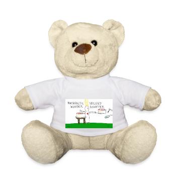 Nachhaltig teilend Wunder schaffen. - Teddy - Weiß - Vorne