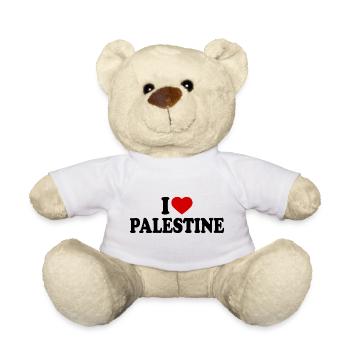 I love palestine - Nounours - blanc - Devant