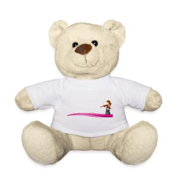 Violinistin on a wave - Teddy - Weiß - Vorne