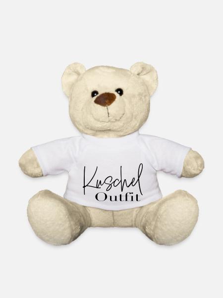Kuschel Outfit Design für kuscheliger Pullover - Teddy - Weiß