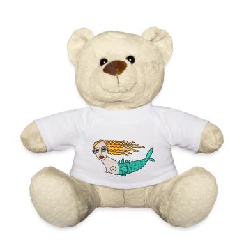 Meerjungfrau - Teddy - Weiß - Vorne