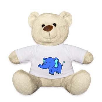 elefant - Teddy - Weiß - Vorne