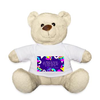Bernard tapie 2 - Nounours - blanc - Devant