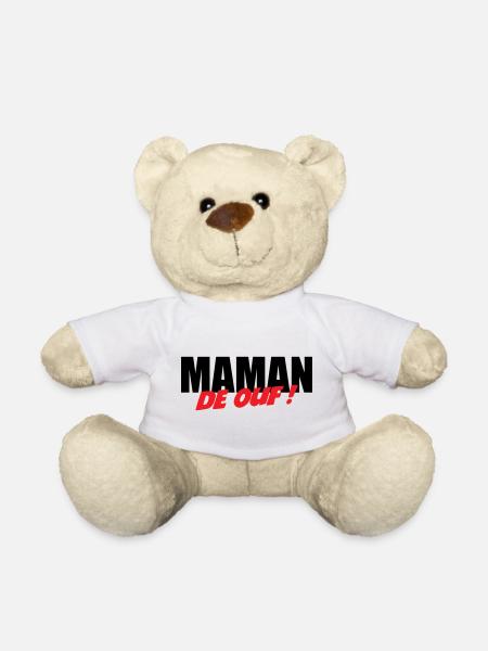 Crazy mom! - Teddy Bear - white