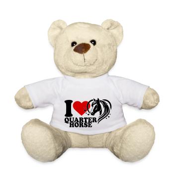 J’adore Pferd Quarter Horse - Nounours - blanc - Devant