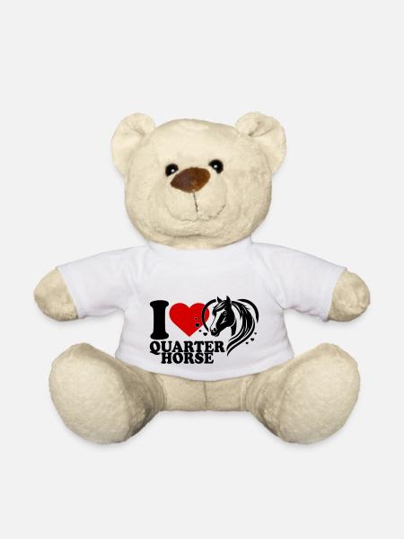 I love Pferd Quarter Horse - Teddy - Weiß