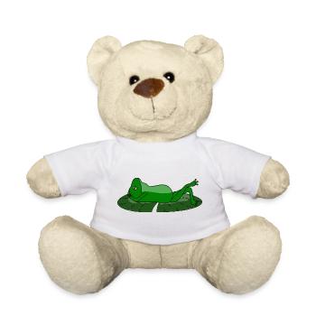 Grenouille Crapaud Crapaud froid - Nounours - blanc - Devant