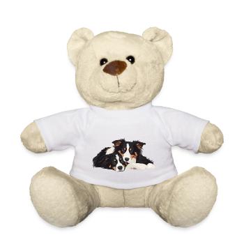 Australian Shepherds - Teddy Bear - white - Front