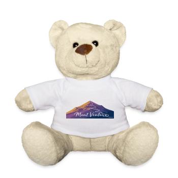 Illustration de paysage de montagne vibrant - Nounours - blanc - Devant