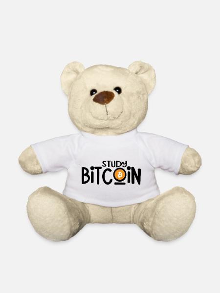 Study Bitcoin - Teddy - Weiß