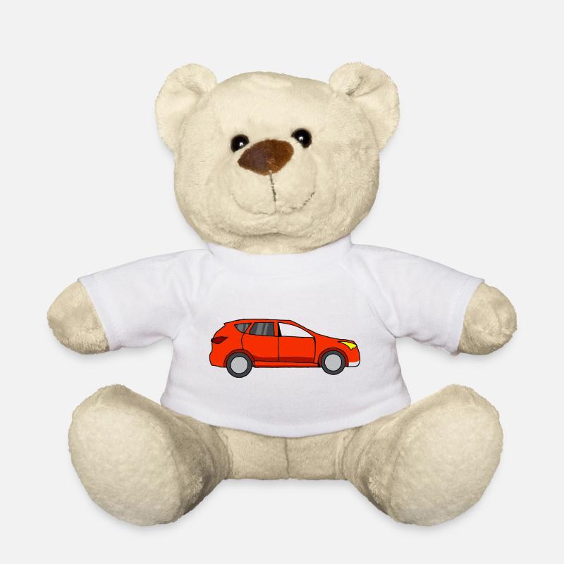 En voiture - Nounours - blanc